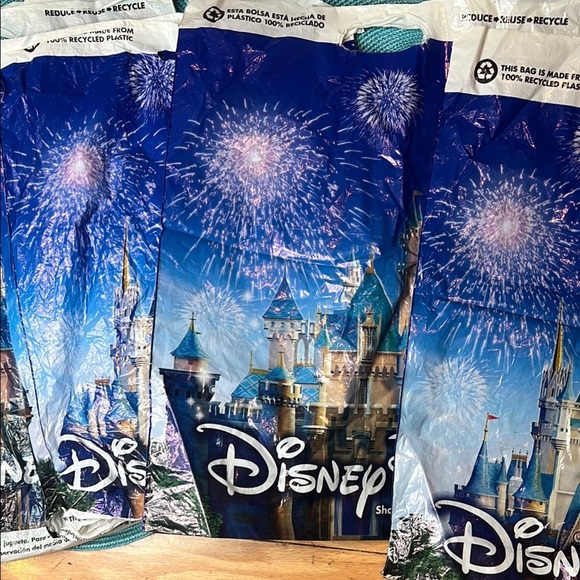 Disney Other - WDW Set of 4 Disney Fireworks Shopping Bags Walt Disney World